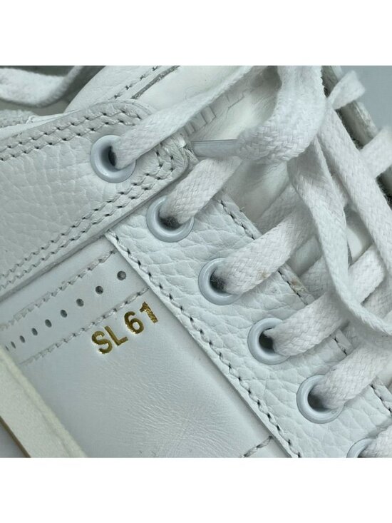 SAINT LAURENT SL/61 Low-Top White Leather Sneakers - US 10 main image 13